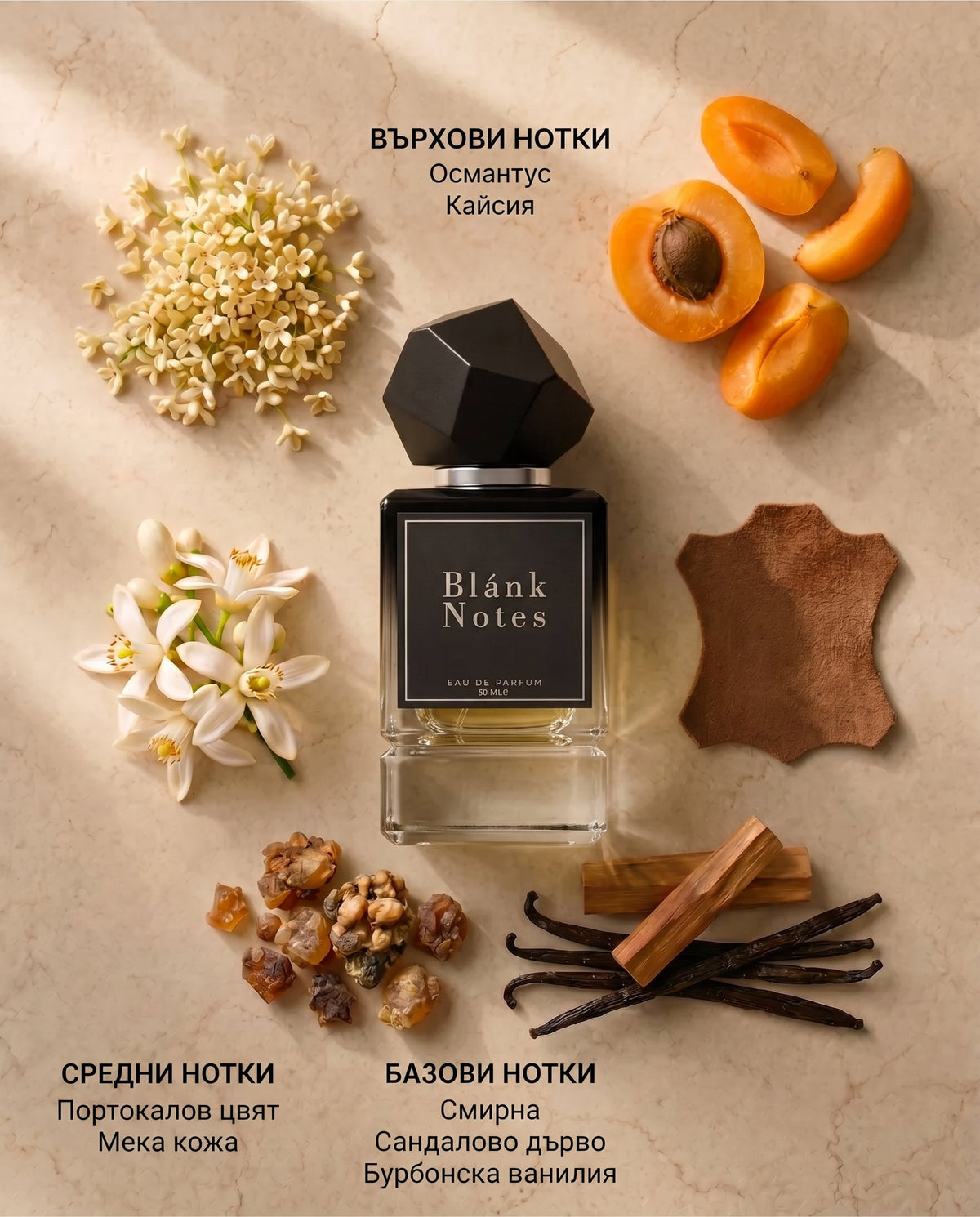 Унисекс Blánk Notes No. 303 - Кожа и кайсия