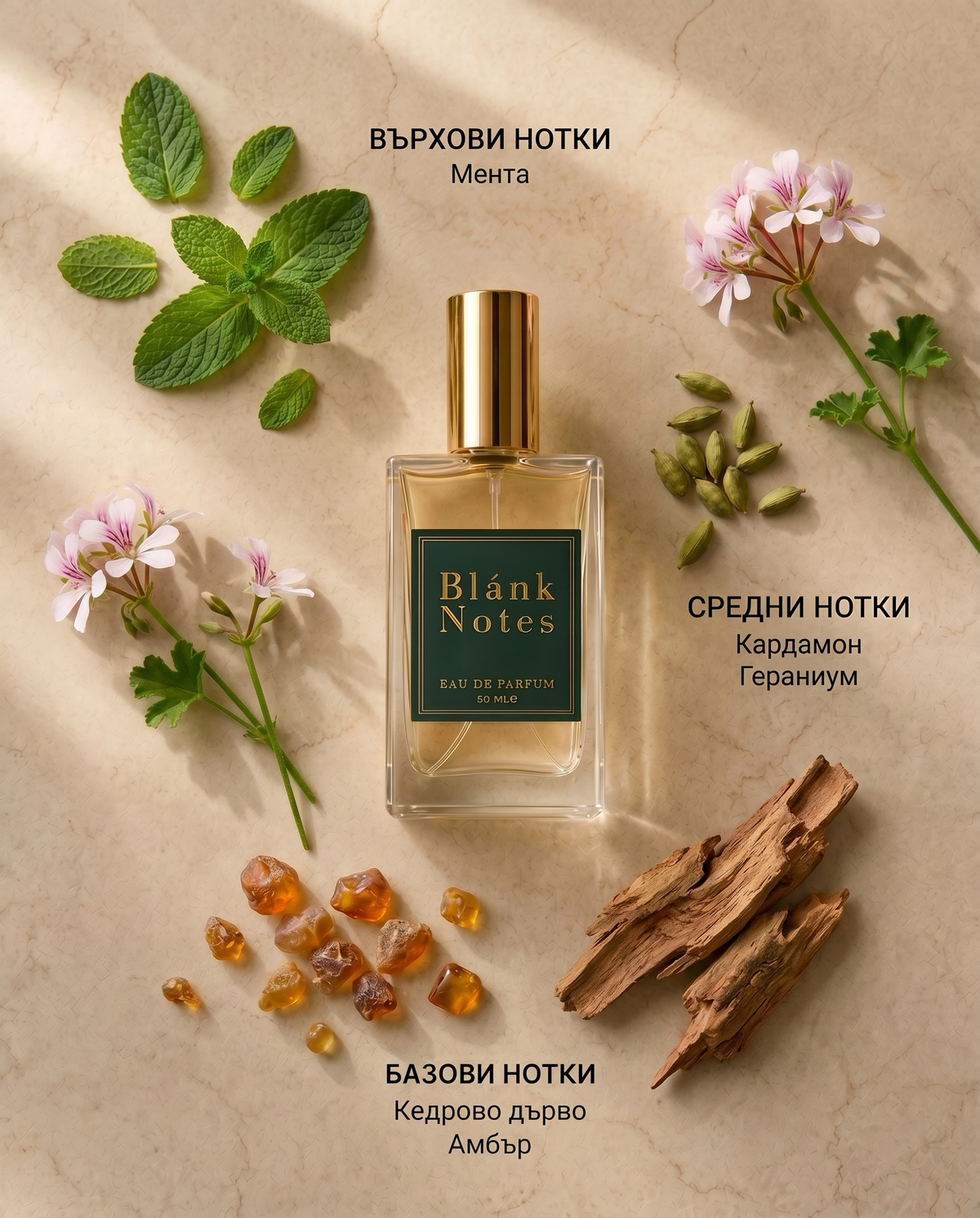 Мъжки Blánk Notes No. 103 - Мента и топли подправки