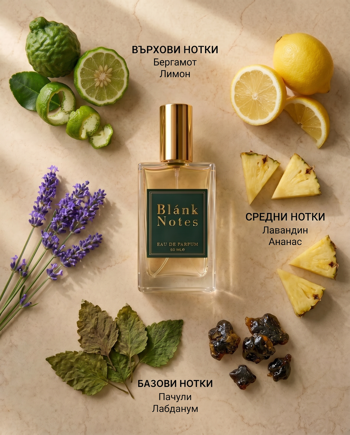 Мъжки Blánk Notes No. 104 - Цитруси и дървесни нотки