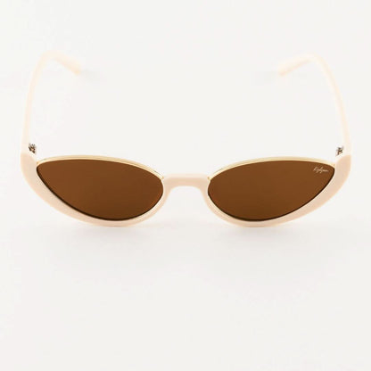 Cecile Beżowe okulary przeciwsłoneczne
