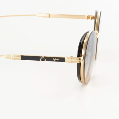 Larissa Niebiesko-Żółte okulary przeciwsłoneczne