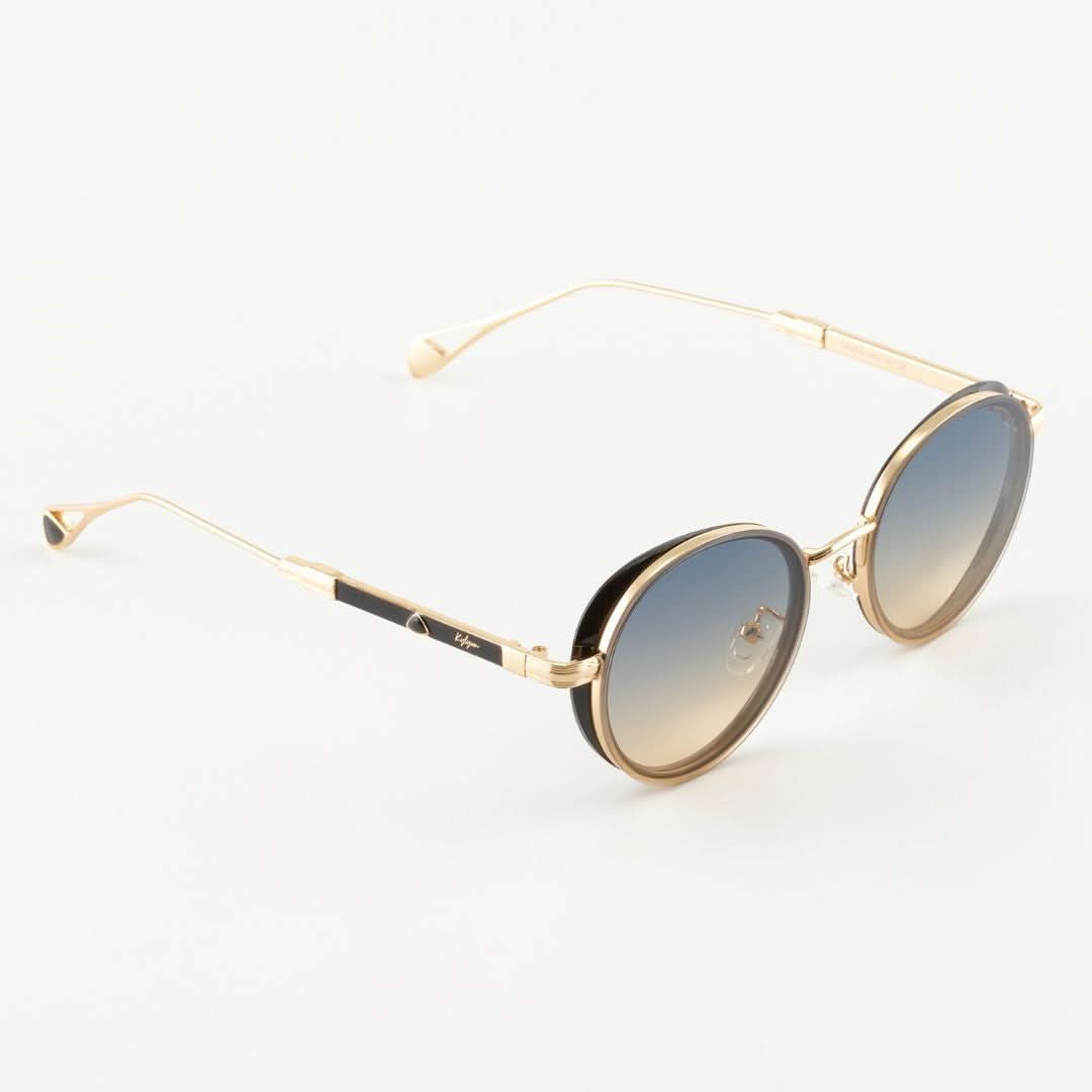 Larissa Niebiesko-Żółte okulary przeciwsłoneczne