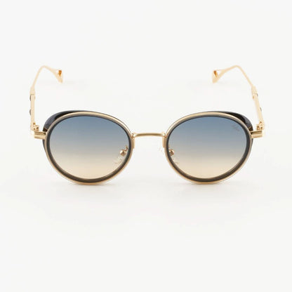 Larissa Niebiesko-Żółte okulary przeciwsłoneczne