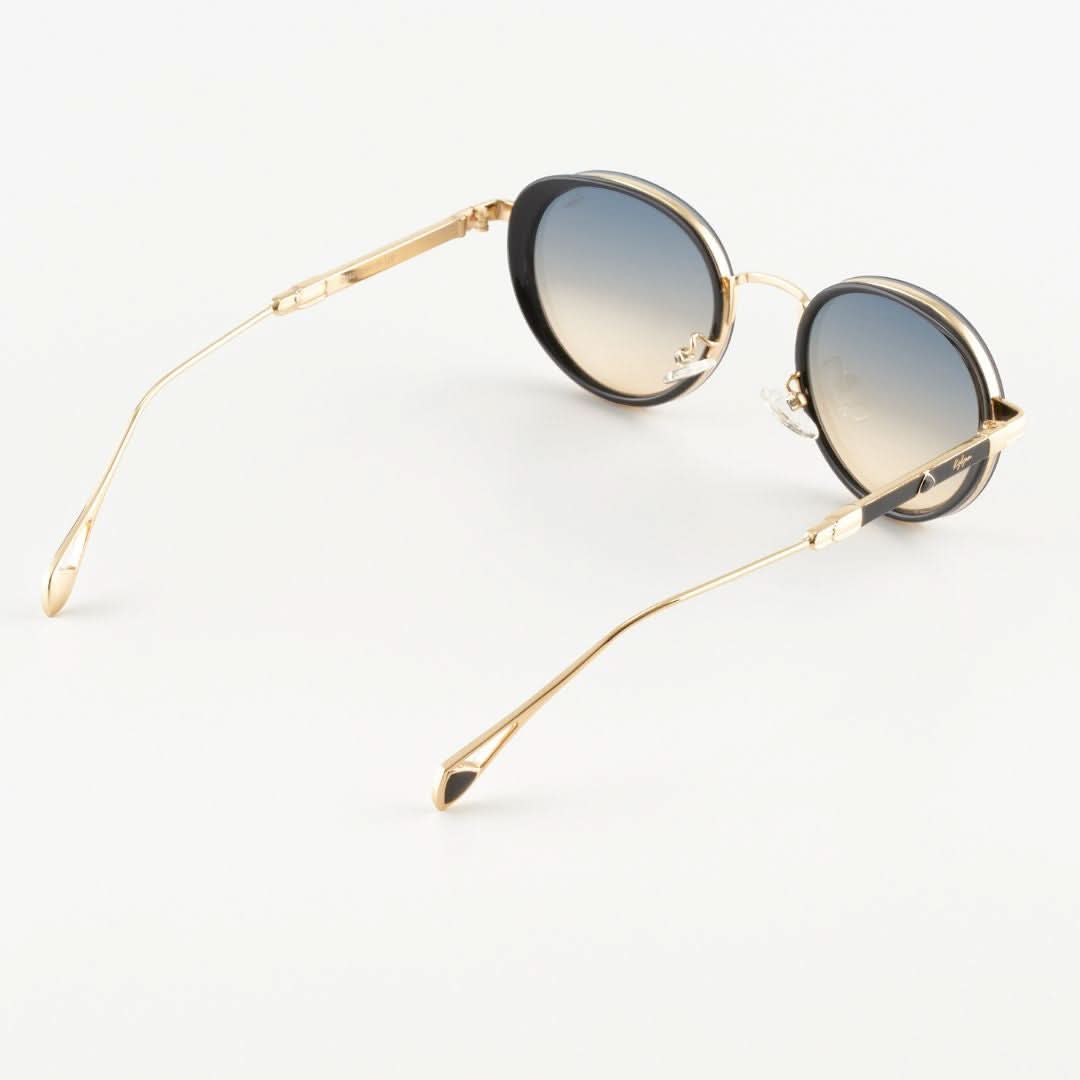 Larissa Niebiesko-Żółte okulary przeciwsłoneczne